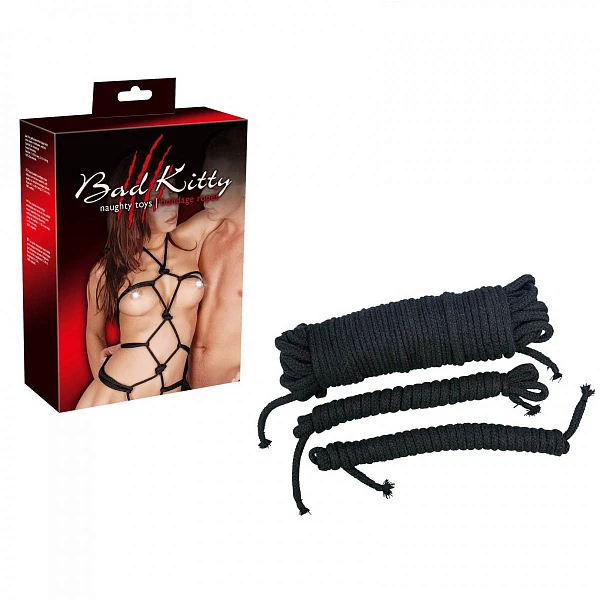 Набор веревок для бондажа «Bad Kitty Bondageseile»