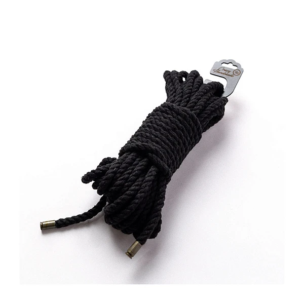 Веревка для бондажа, 15 метров, черная