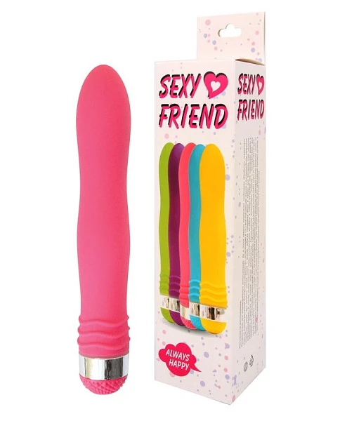 Вибратор «Sexy Friend» 17,5 см, розовый