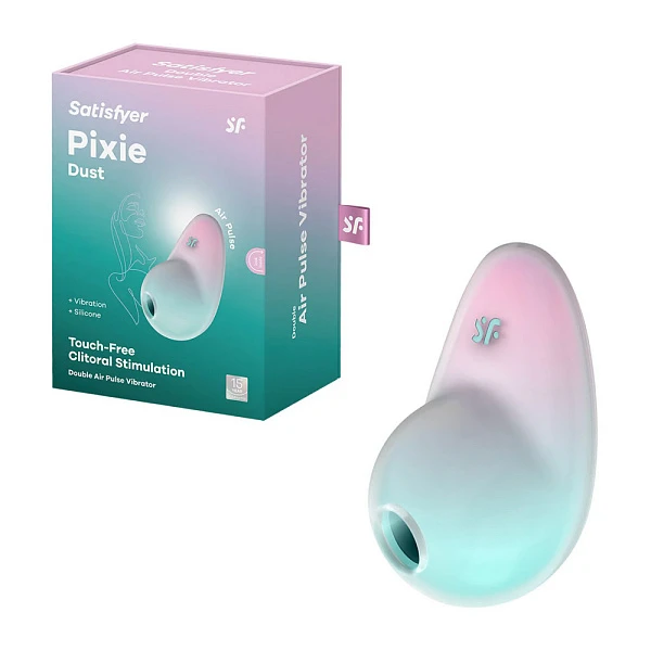 Вакуумно-волновой вибростимулятор «Pixie Dust», мятный