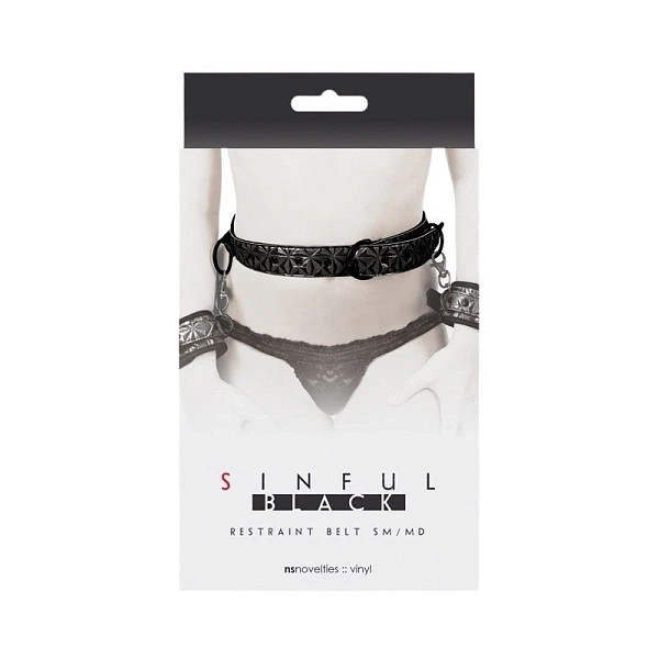 Пояс для фиксации «Restraint Belt», черный