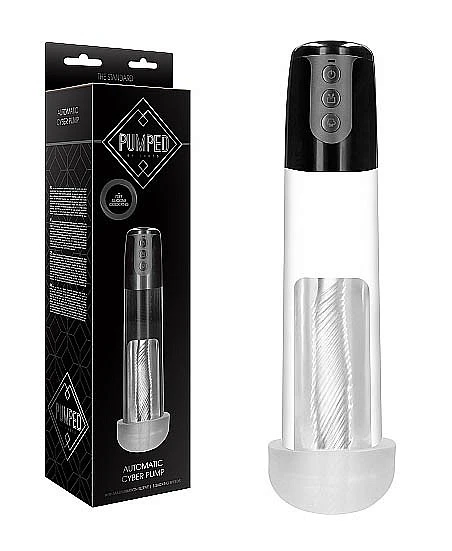 Автоматическая помпа с вставкой для мастурбации «Automatic Cyber Pump»