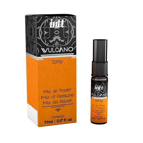 Спрей «Intt Vulcano» с сильным разогревающим эффектом, 15 мл