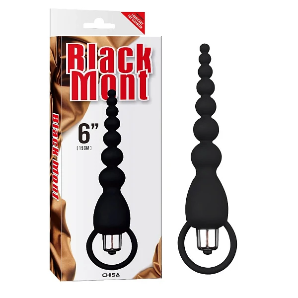 Анальная пробка с вибрацией «Black Mont»