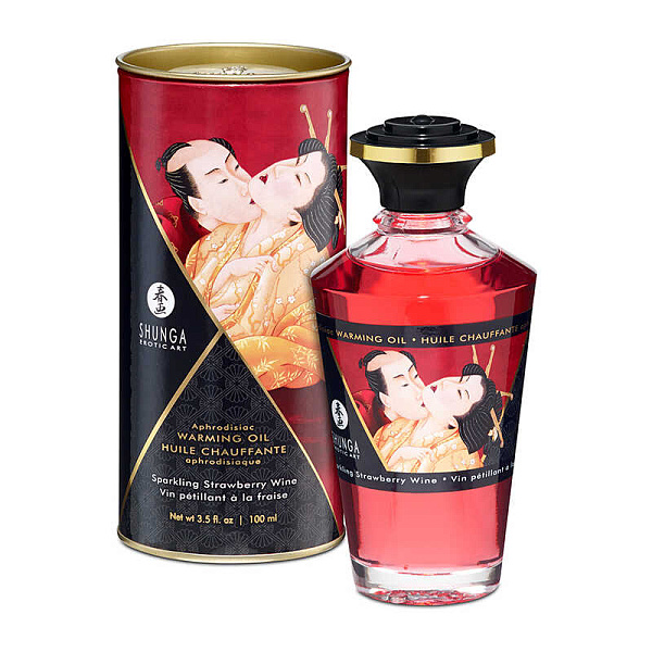 Съедобное массажное масло «Sparkling Strawberry Wine», 100 мл