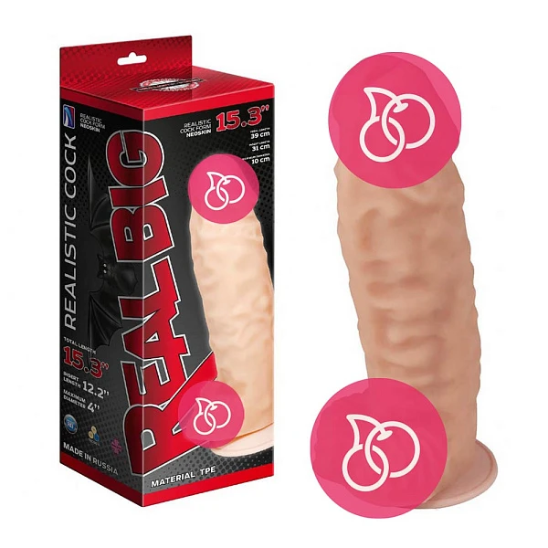 Фаллоимитатор «Супергигант 15.3"» на присоске