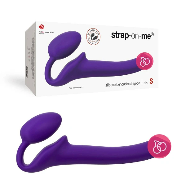 Безремневой стимулятор «STRAP-ON-ME», размер S, фиолетовый