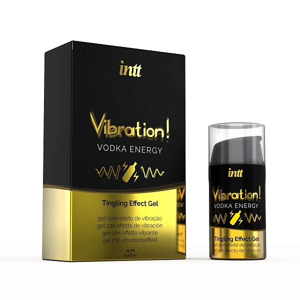 Интимный гель с эффектом вибрации «Vibration! Vodka», 15 мл
