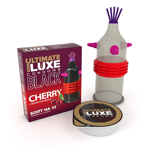 Презерватив Luxe Black Ultimate «Болт на 32», 1 шт