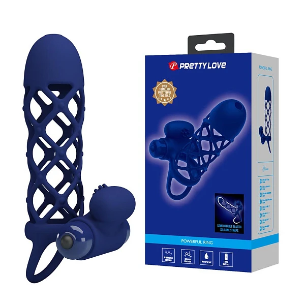 Закрытая насадка-сетка "Powerful Ring Giann"