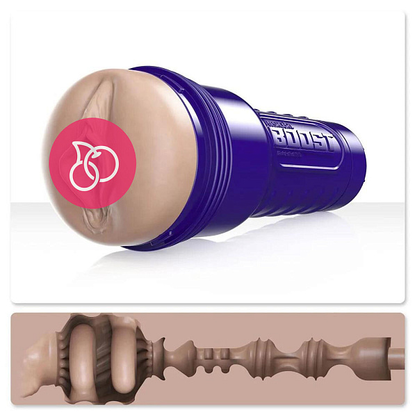 Мастурбатор-вагина «Fleshlight Boost Bang» со стимулирующими кольцами