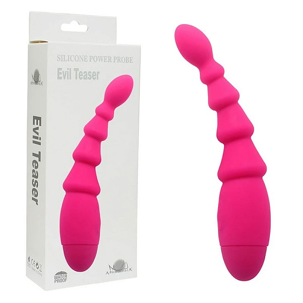 Анальный вибростимулятор «Evil Teaser», розовый