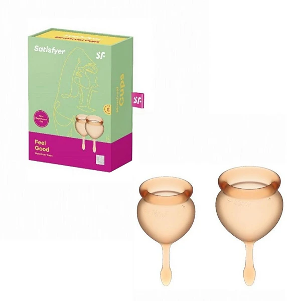 Набор менструальных чаш «Satisfyer Feel good» (Orange)