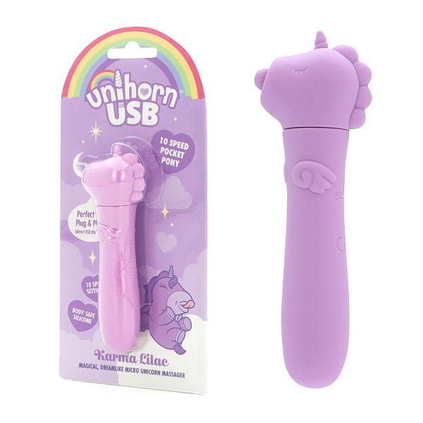 Вибропуля «Karma Lilac USB», лиловая