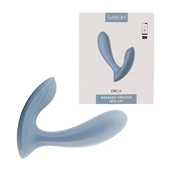 Вибромассажер «Erica», синий