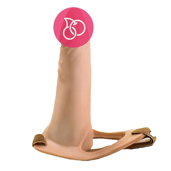 Фаллопротез на резинках «LoveToy», 18 см