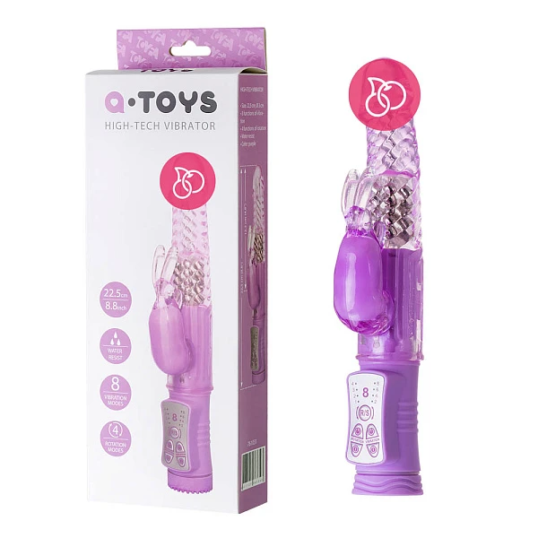 Вибратор «High-Tech Fantasy» с клиторальным отростком с ушками