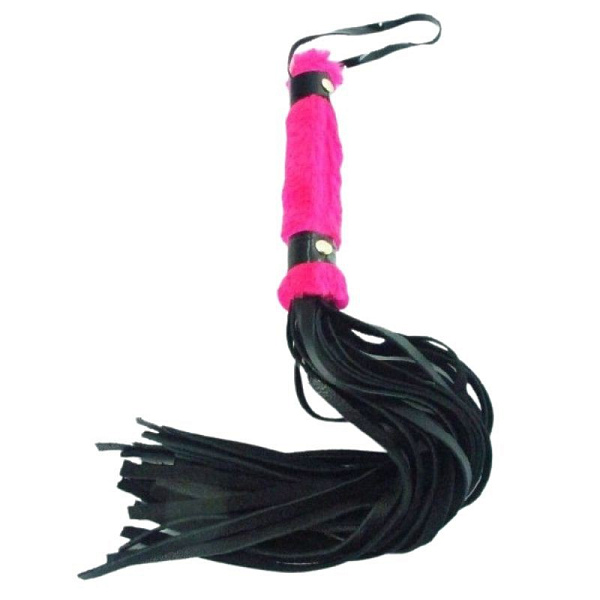 Плеть «BDSM Light» с розовым мехом