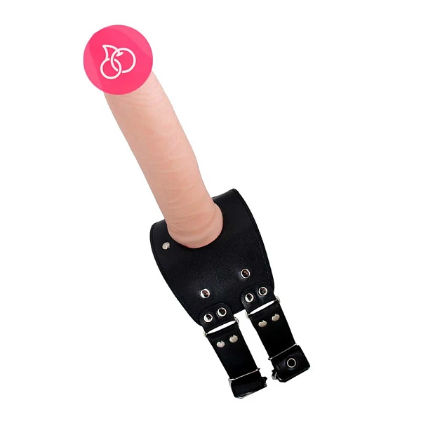 Пояс-страпон на бедро узкий с насадкой «Style»