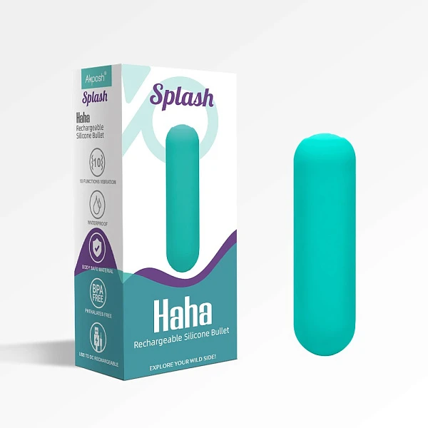 Вибропуля «Splash Haha», мятная