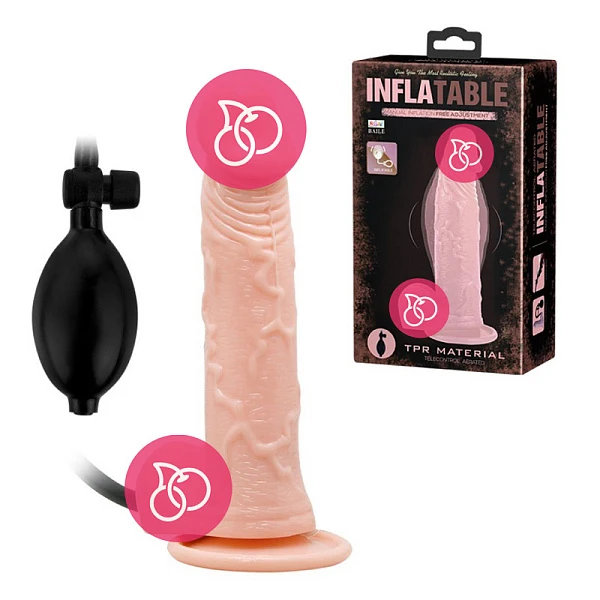 Фаллоимитатор «InflaTable» расширяющийся