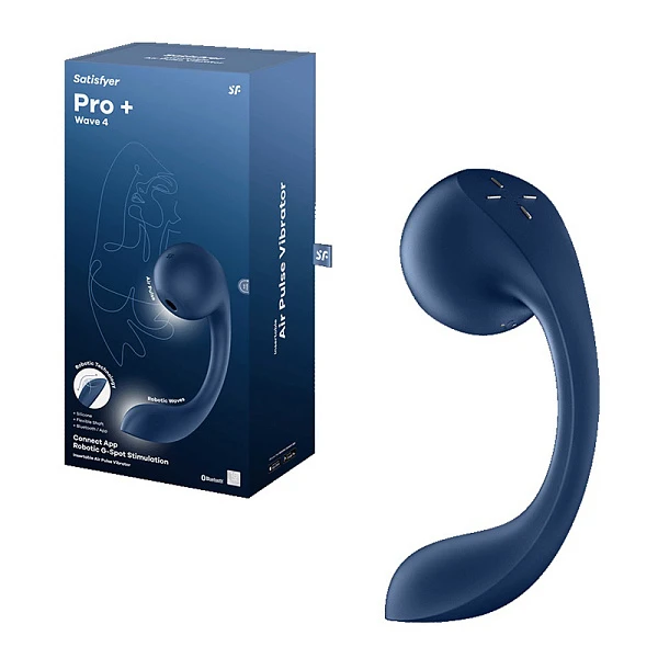 Вакуумно-волновой стимулятор «Pro+ Wave 4 APP» с отростком