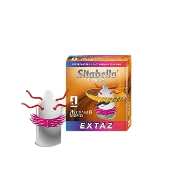 Презерватив «Sitabella Extaz Жгучий мачо», 1 шт