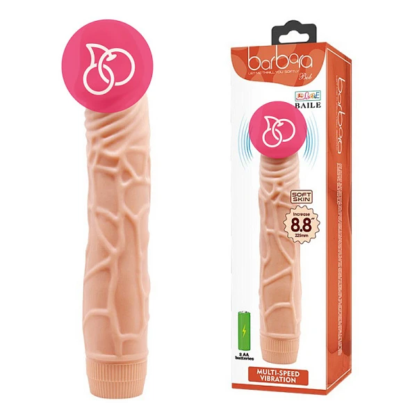 Реалистичный вибратор «Barbara» 22,5 см