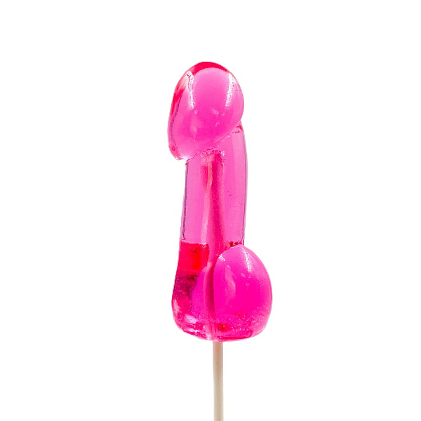 Леденец «Penis Raspberry» со вкусом малины, без сахара