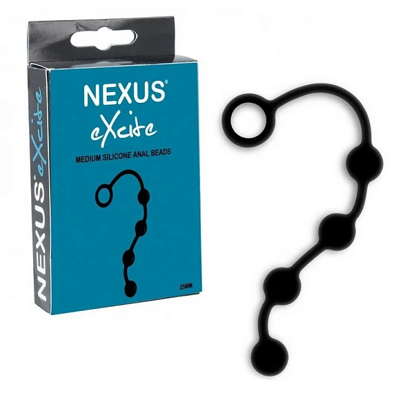 Анальная цепочка «Nexus Excite M», чёрная