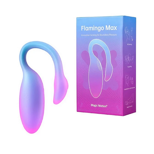 Умный вибрoстимулятор «Flamingo Max», синий
