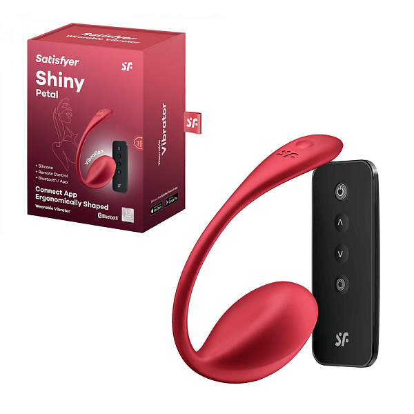Виброяйцо для ношения «Shiny Petal» с поддержкой приложения