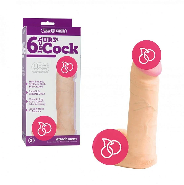 Насадка для страпона «Cock Balls 6"»