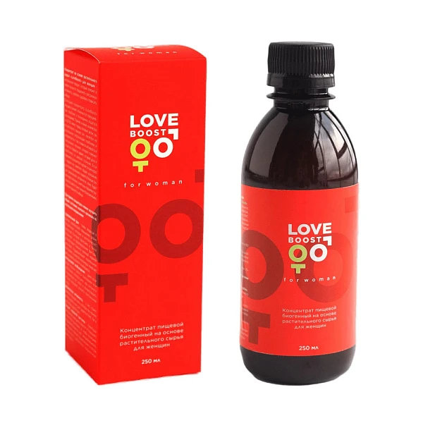 Концентрат возбуждающего напитка «LoveBoost» для женщин, 250 мл