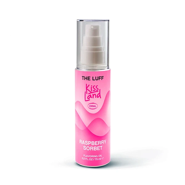 Съедобное массажное масло «Oral flavouring oil Kiss Land Rasberry Sorbet», 75 мл