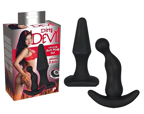 Набор вибропробок «Vibro Plug Dirty Devil», 2 предмета
