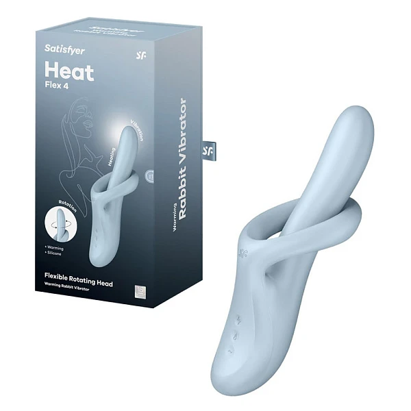 Ротатор «Heat Flex 4» с нагревом, голубой