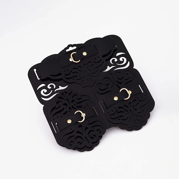 Набор фигурный с узорами и золотой фурнитурой