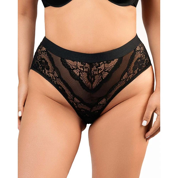 Кружевные трусики «Amor EL», черные (XL/XXL)