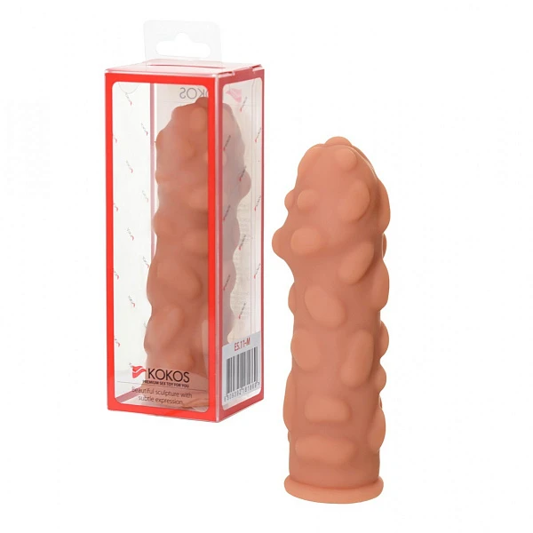 Насадка с крупными бугорками «Extreme Sleeve», размер M