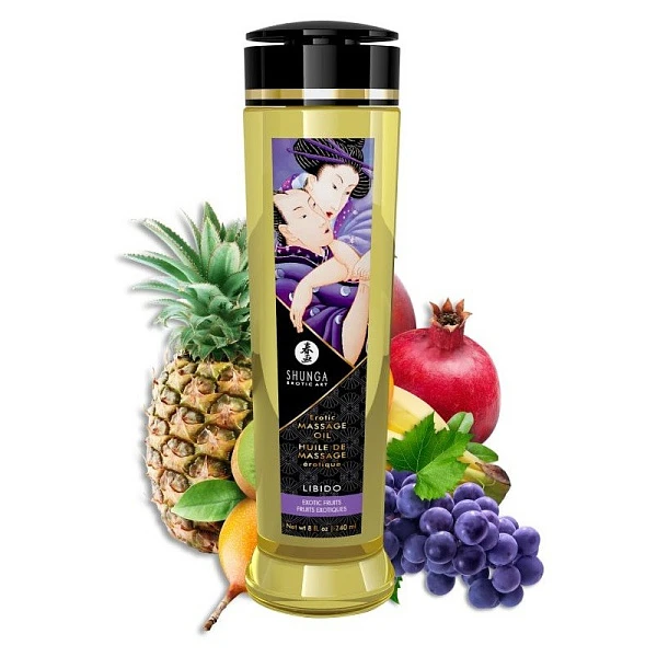 Массажное масло для тела Shunga «Экзотические фрукты», 240 мл
