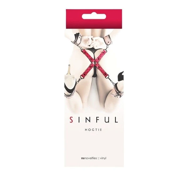 Фиксатор крестообразный «Hogtie», розовый