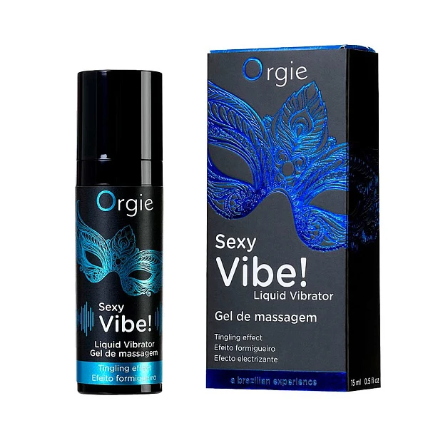 Гель для массажа «Sexy Vibe Liquid Vibrator» с эффектом вибрации, 15 мл