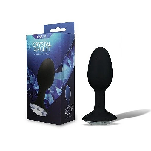 Анальная пробка с кристалом в основании «Crystal Amulet»