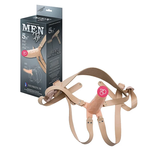 Фаллопротез с бондажом «Men Style 5.5'»