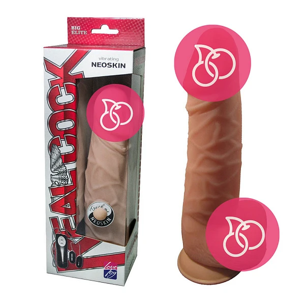 Реалистичный вибратор-гигант «RealCock 10,5"» с пультом