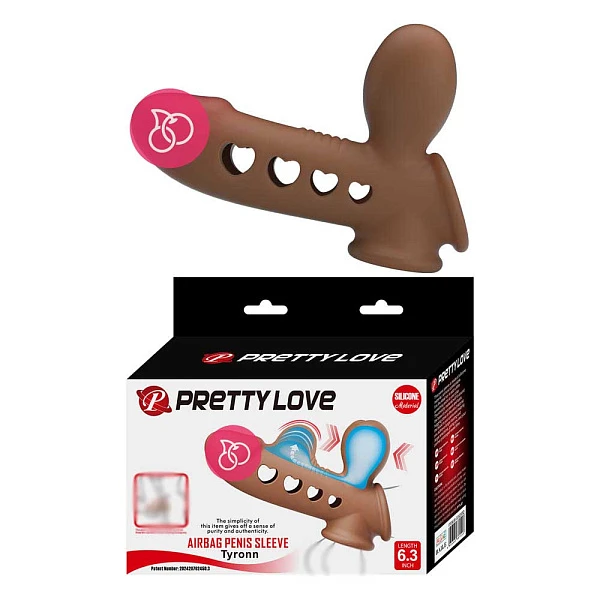 Насадка с подхватом мошонки и воздушным мешочком «Tyronn»