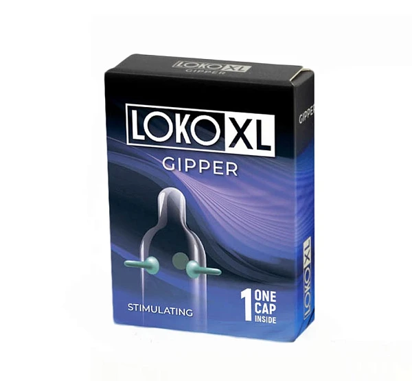 Насадка-презерватив «LOKO XL GIPPER»