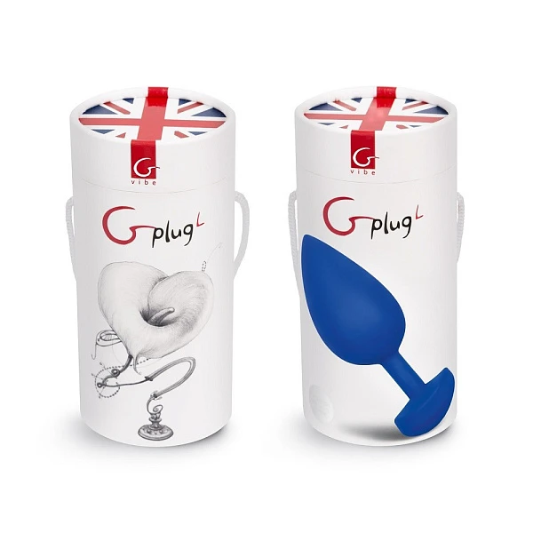Анальная вибропробка «Gplug Large Navy Blue»