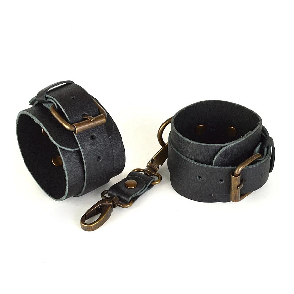 Наручники «IDEAL» с бронзовой фурнитурой